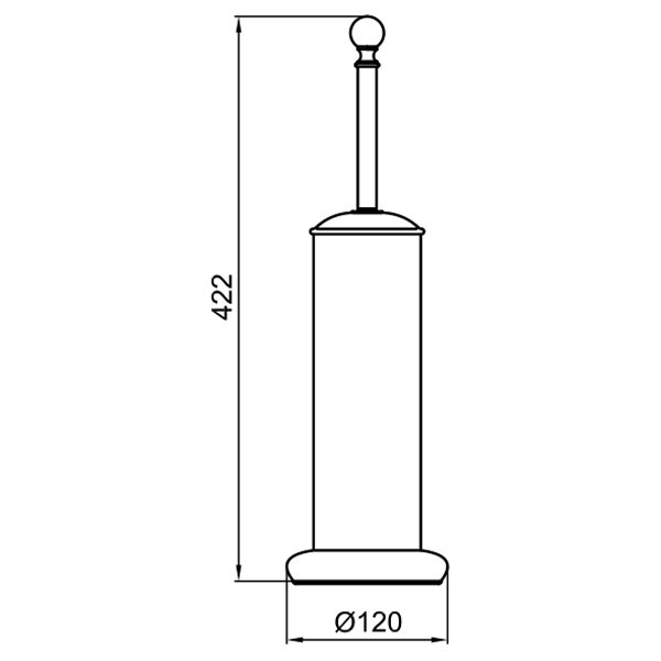 Ершик для унитаза Webert Karenina KA501302015