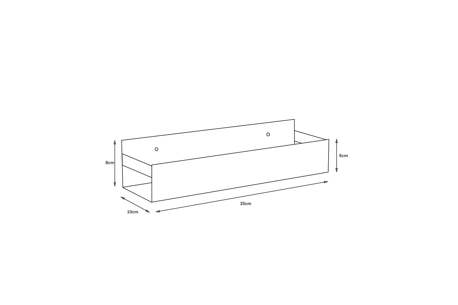 Полка подвесная + 2 крючка Boheme Q BLACK 10965-B