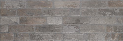 настенная плитка wall brick old smoke 30x90 Серый
