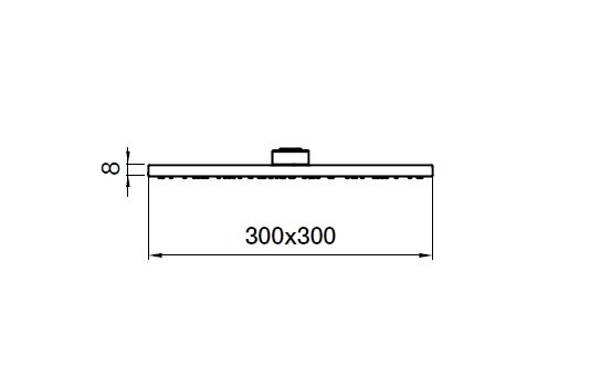 Верхний душ Webert AC1013560BRASS черный