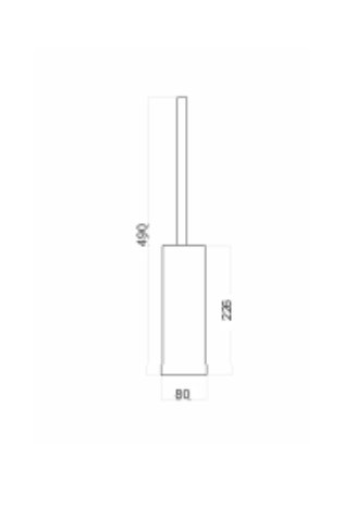 Ершик для унитаза Webert Pegaso PE501302015