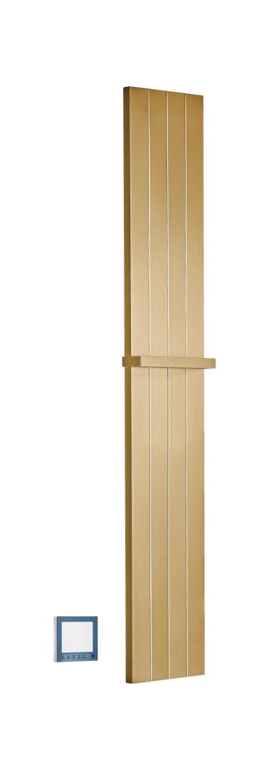 Полотенцесушитель электрический 25x150 см Boheme Flat 725-MG золото матовый