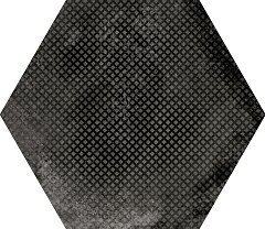 керамогранит equipe urban hexagon melange dark (12 вариантов паттерна) 25.4*29.2 Черный