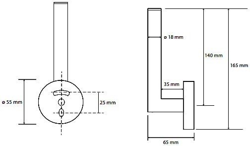 Держатель запасного рулона 5,5 см BEMETA CORAL золото