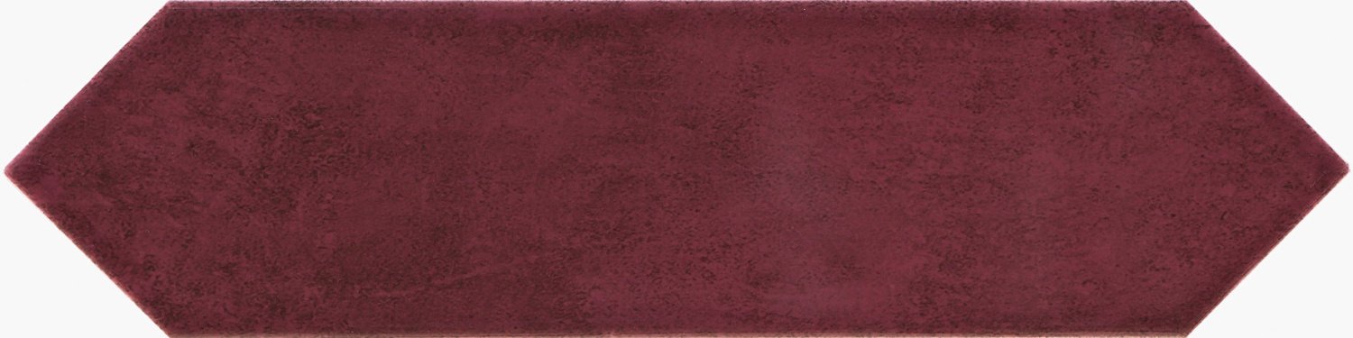 настенная плитка jubilee queensbury grana 7,5x26,5 Бордовый Красный