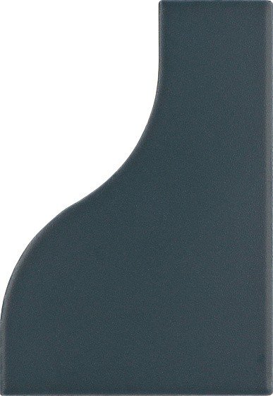 керамическая плитка 28864 curve ink blue matt 8,3x12 см 
