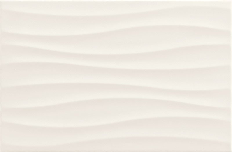 neutral white str.tide 3d плитка 25x38 Кремовый