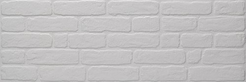 настенная плитка wall brick white 30x90 Белый