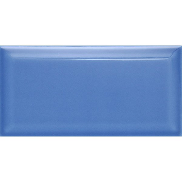 настенная плитка (кабанчик) biselado mar mate 7,5x15 Синий