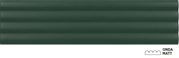 плитка керамическая настенная 28523 costa nova onda laurel green matt 5x20 см Зеленый
