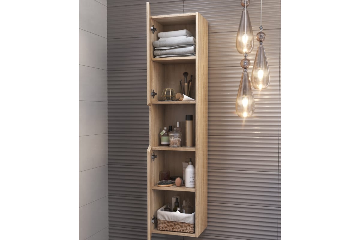 Пенал подвесной 35 см VIGO Wing дуб сонома