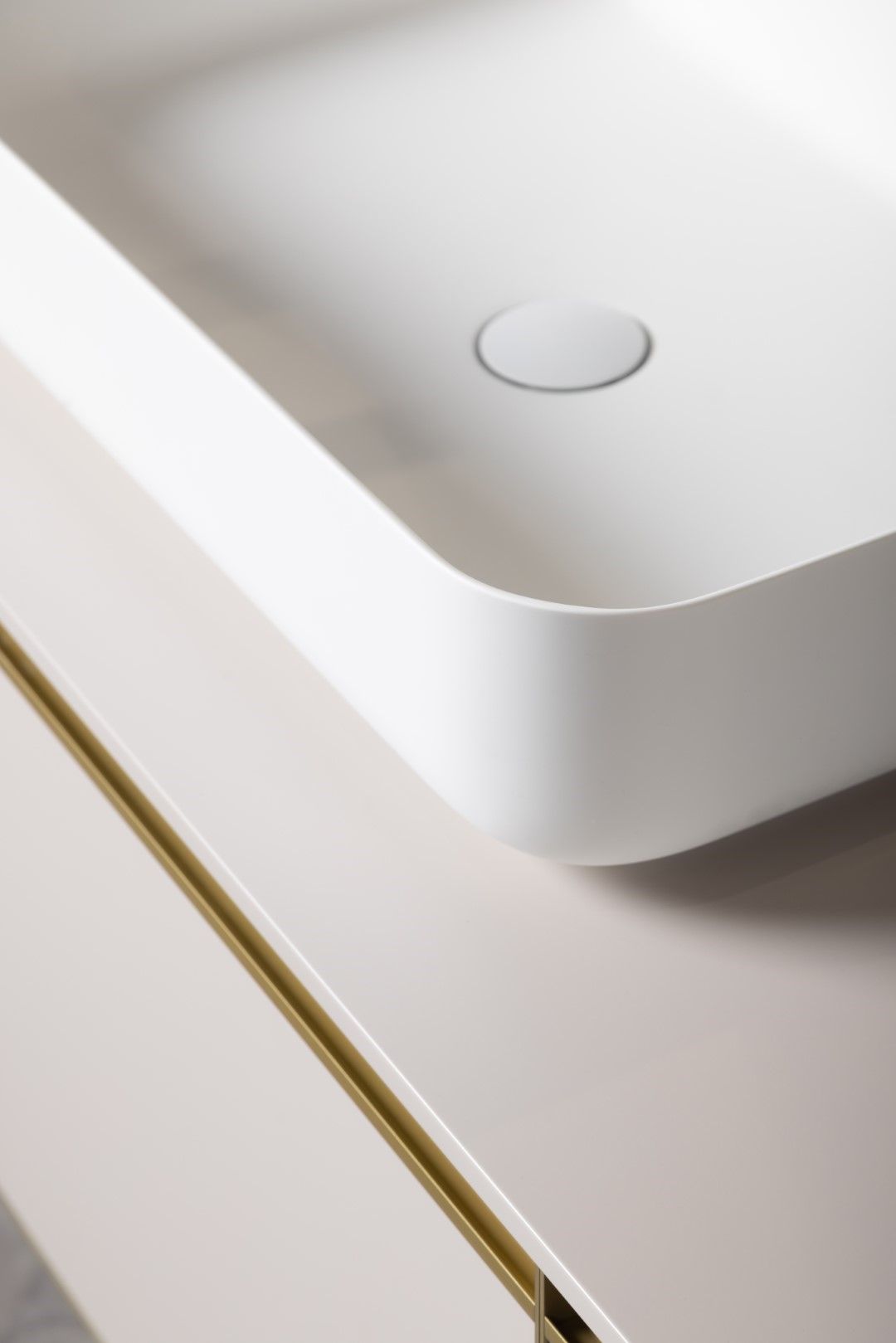 Раковина накладная Corian 40 см Boheme Corian 879-60-MW белый