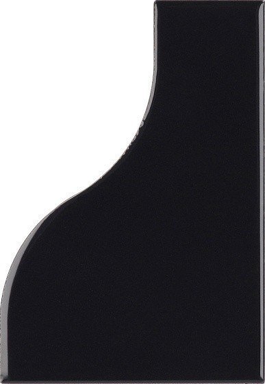 керамическая плитка 28849 curve black 8,3x12 см 
