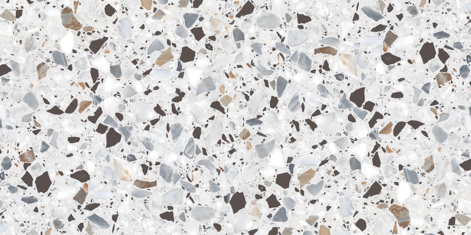 terrazzo white - ntt99606m 60*120 матовый Белый