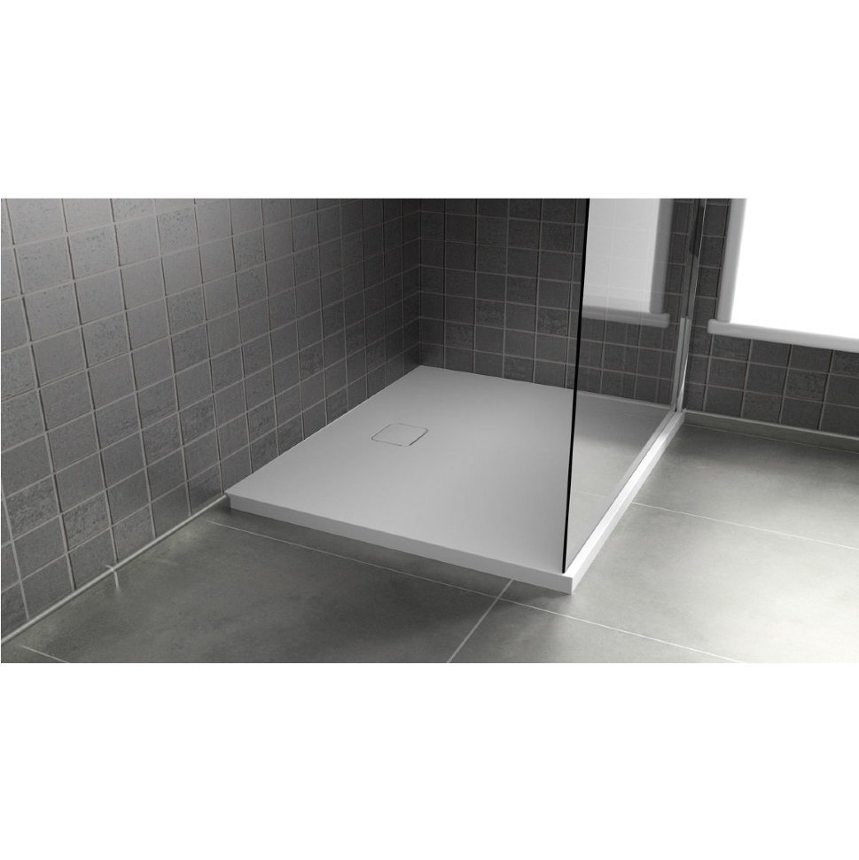 Душевой поддон акриловый RIHO Basel 412 90x90 белый и сифон DC220050000000S
