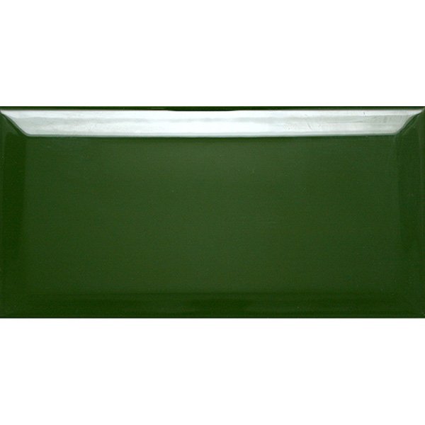 настенная плитка (кабанчик) biselado botella mate 7,5x15 Зеленый