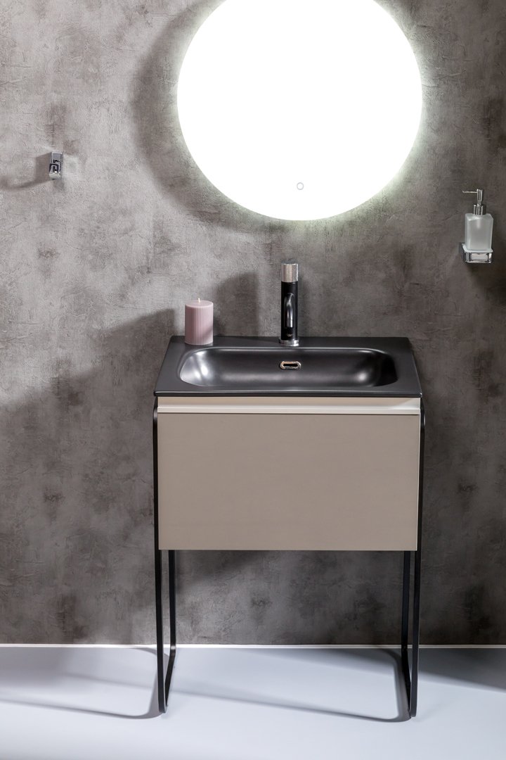 Тумба без раковины 60х46 1 полка Armadi Art Vallessi 837-060-A glossy