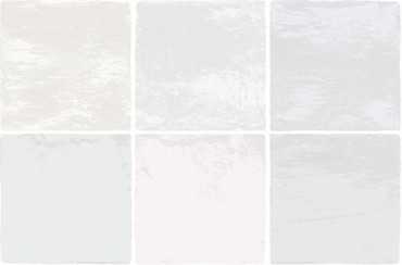 керамическая плитка 25863 la riviera  melange 13,2x13,2 см (микс 6 цветов blanc,gris nuage,wheat,vert,lavanda blue,rose) 