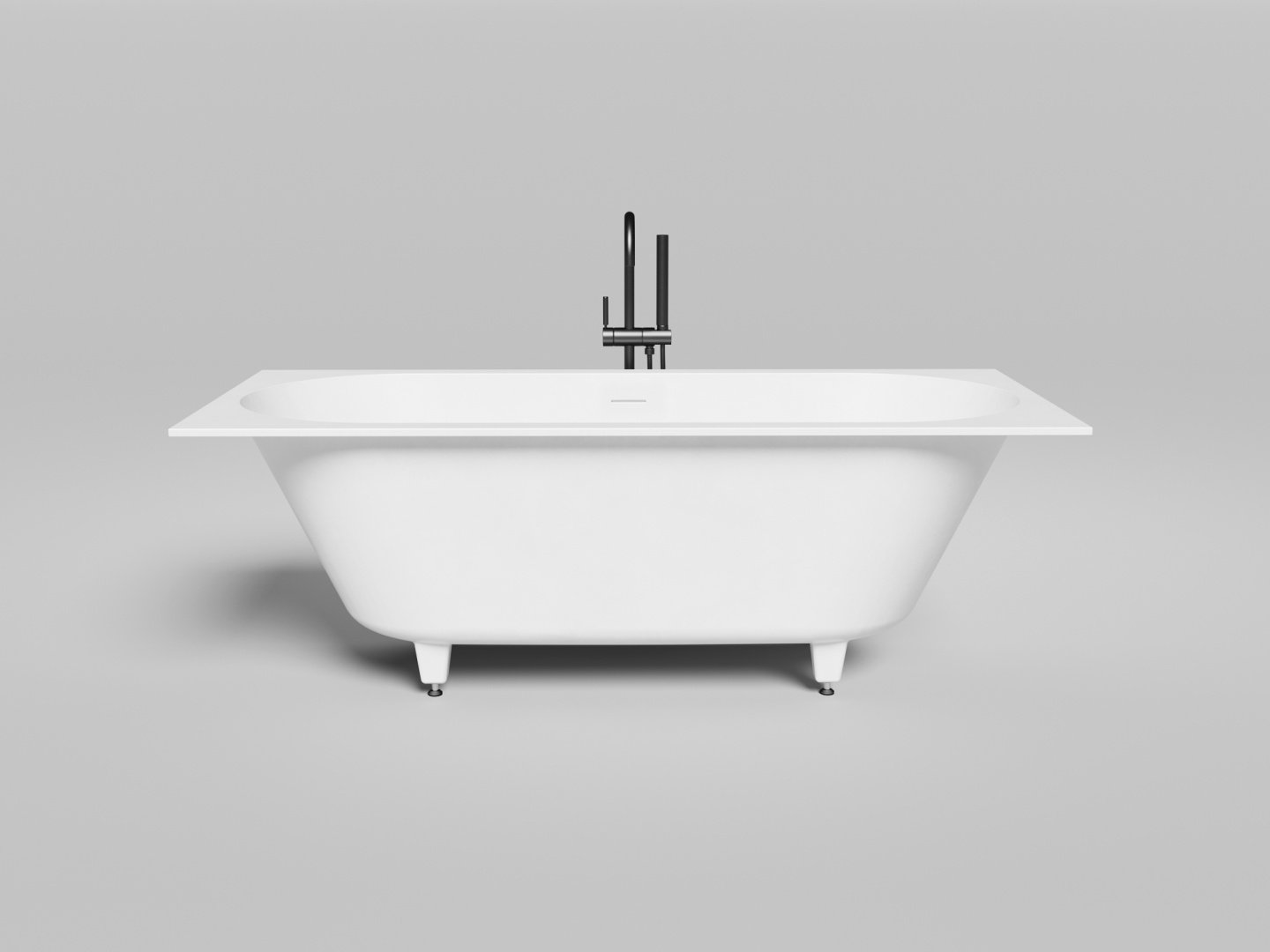 Ванна встраиваемая Salini ORNELLA AXIS KIT 170x75 покраска по RAL снаружи 103523MRH