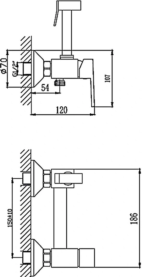 Гигиенический душ Haiba HB5513