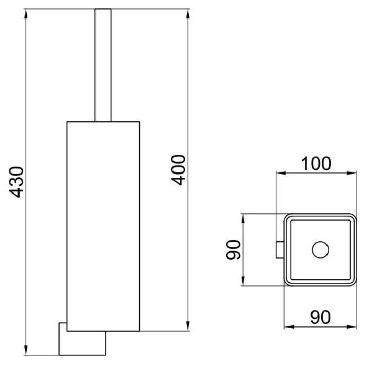Ершик для унитаза Webert Living LV501301015