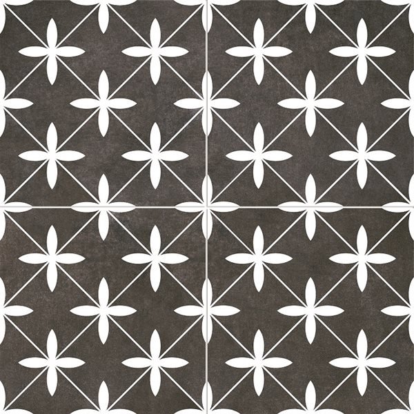 напольная плитка poole black (chic) 45x45 Коричневый