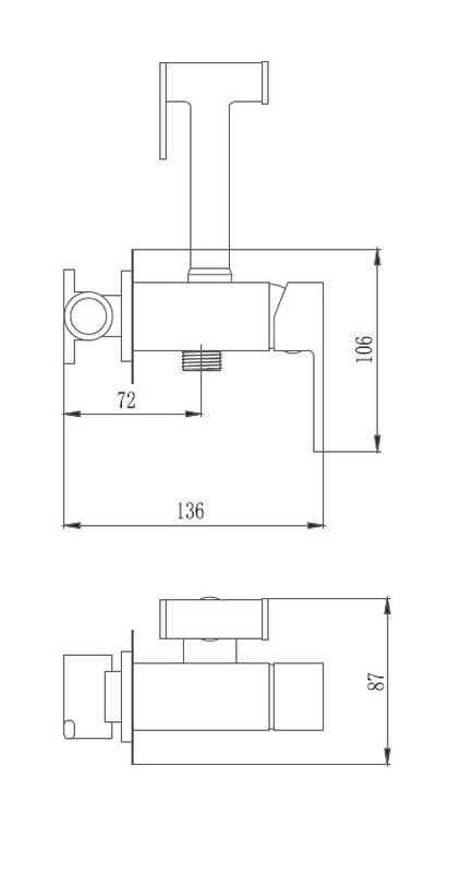 Гигиенический душ Haiba HB5511