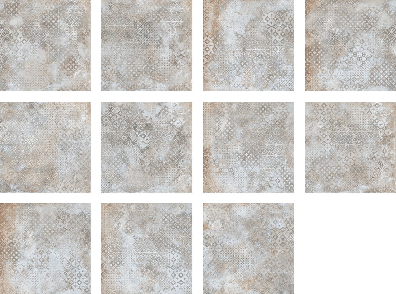 керамогранит atrium grey  60x60 matt (11 лиц) 