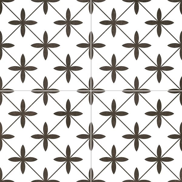 напольная плитка poole white (chic) 45x45 Белый