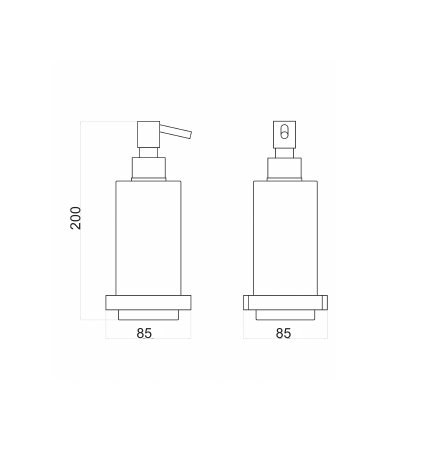 Дозатор для жидкого мыла Webert Pegaso PE500201010