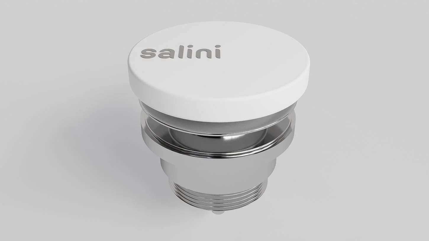 Донный клапандля раковины фиксированный
 Salini 16731RM RAL