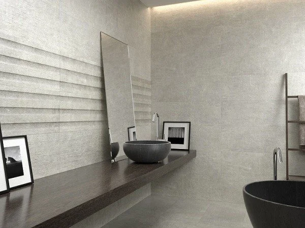 bocciardato grigio 100x300 Серый