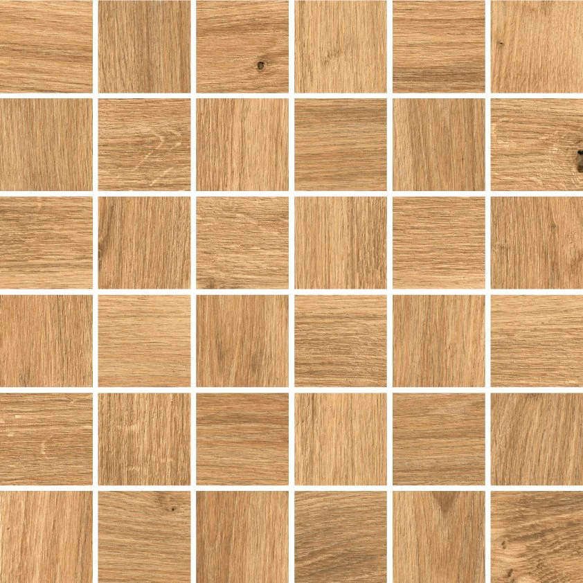 мозаика на сетке cersanit woodhouse коричневый 30x30 ws6o116 Коричневый
