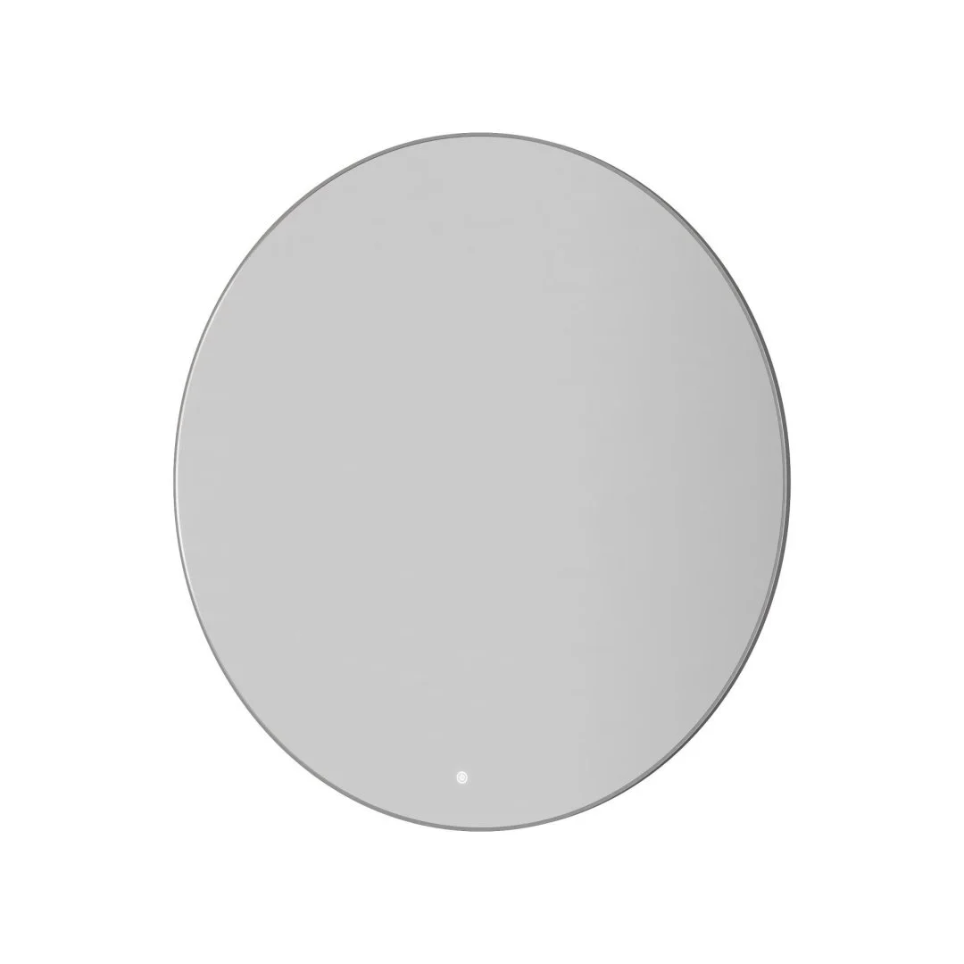 Зеркало круглое с LED подсветкой сенсор антипар 100х100 см Boheme 545-100-CR рама хром