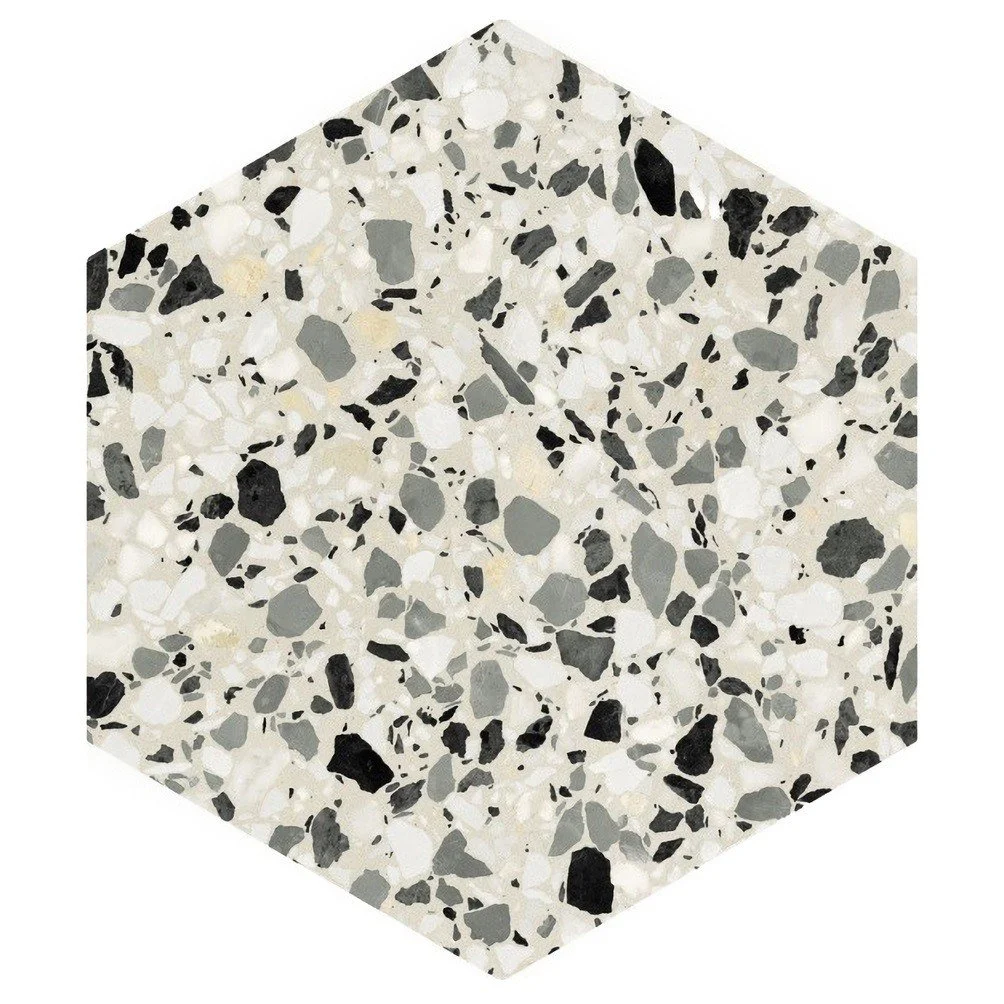 керамогранит terrazzo grey 32x36,8 см 