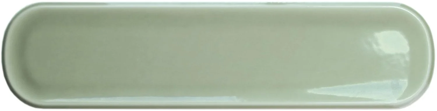 керамическая плитка aquarelle o mint grey 7,5x30 см 