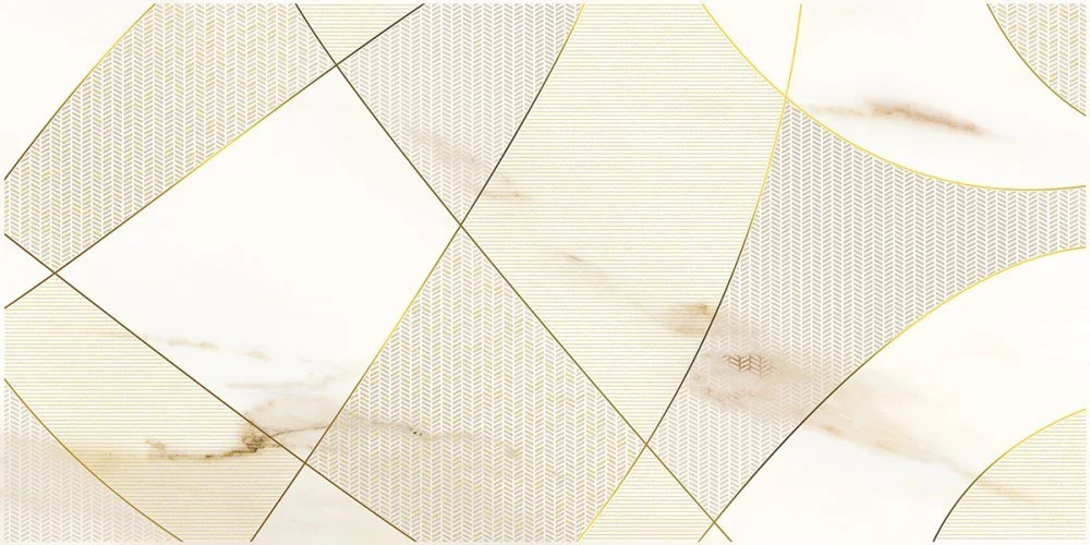 декор calacatta royal geometria 