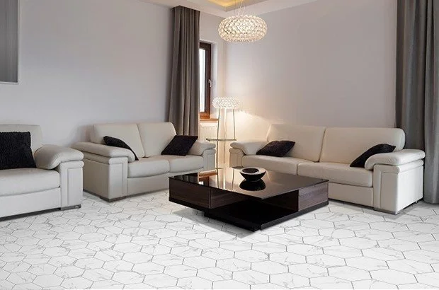 керамогранит dortmund hex 22,5x25,9  Белый