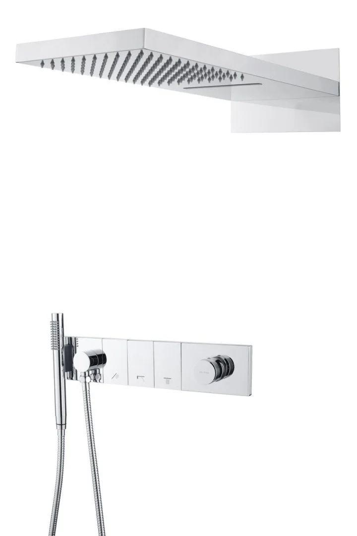 Встроенная душевая система 55х45х110 см Boheme ZODIAC 132-CR хром
