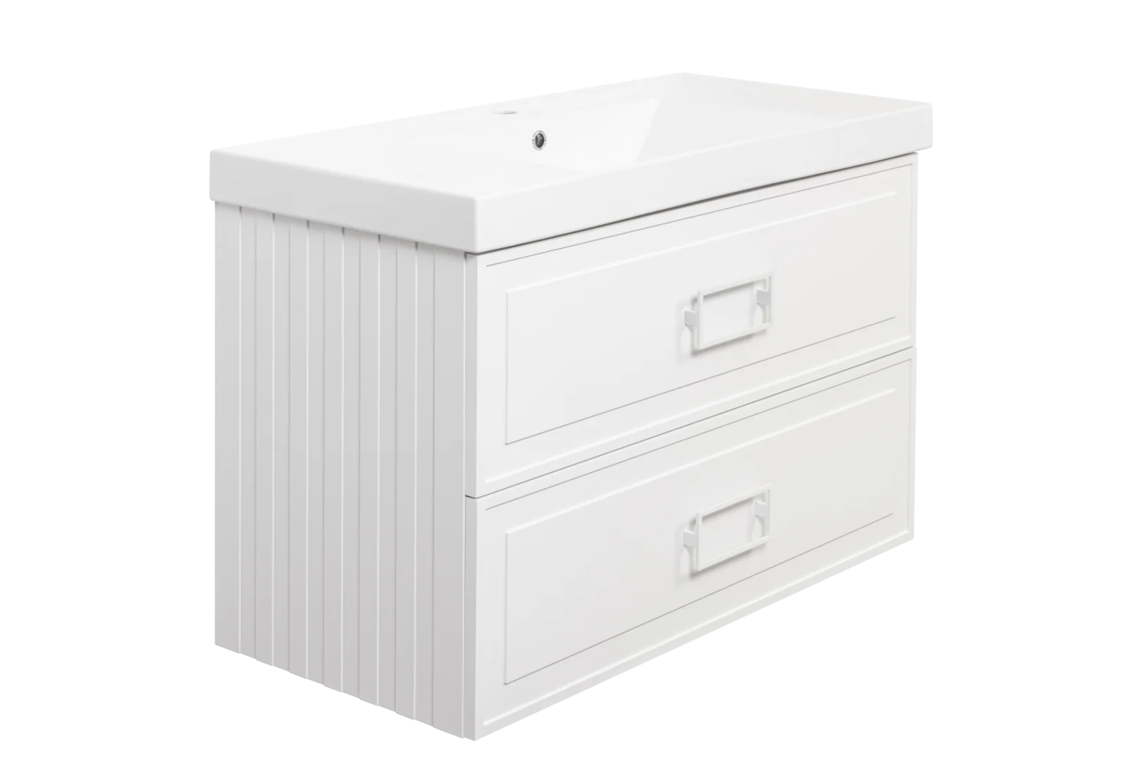 Тумба под раковину La Fenice Cubo Bianco TWIN белый 100 FNC-01-CUB-B-100-2