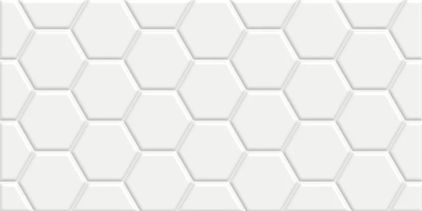 плитка настенная edelweiss hexagon white wt36edw15 300*600*9 