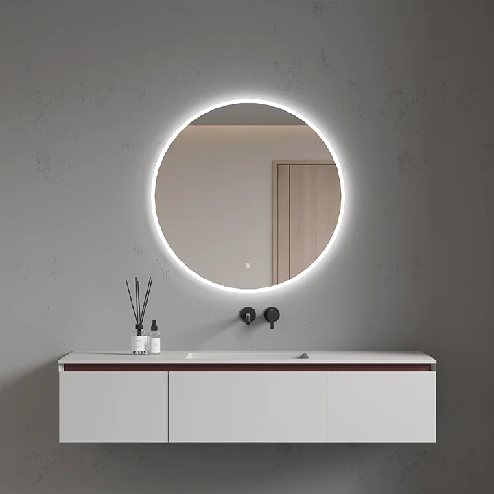 Зеркало круглое с LED подсветкой сенсор антипар 100х100 см Boheme 545-100