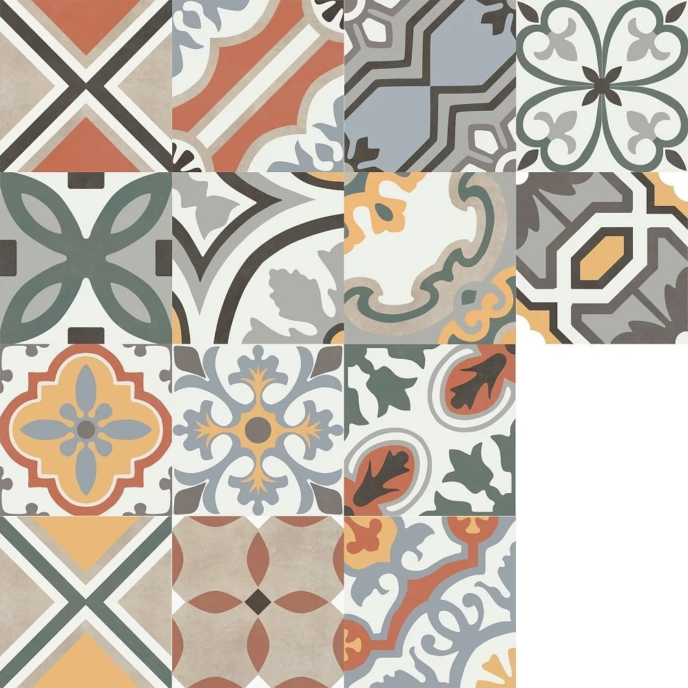 керамогранит creto poly mix 20х20 (db-014 mix) 