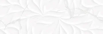 керамическая плитка для стен kerasol agoda leaves blanco rectificado 30x90 Белый