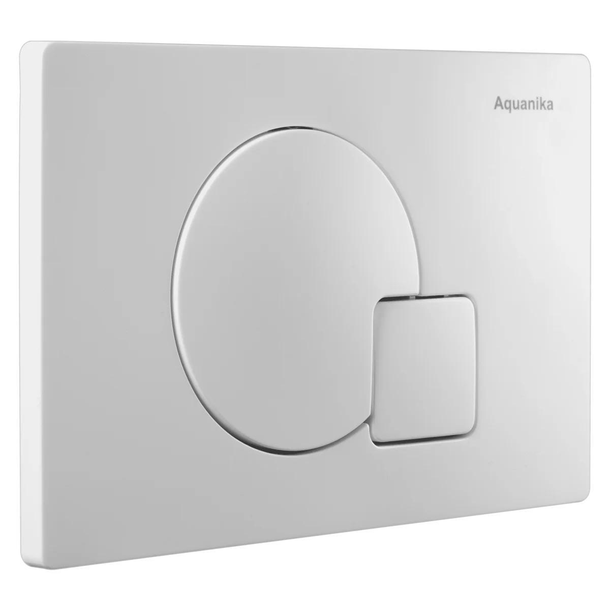 Клавиша смывная 24,4х2х16 см Aquanika Basic 01.02.48 белая