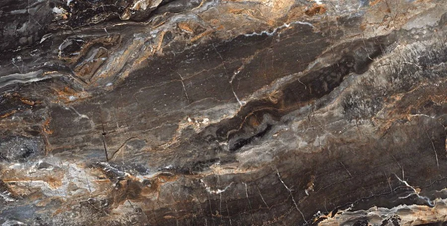 керамогранит luxury lawa nero carving n20432 