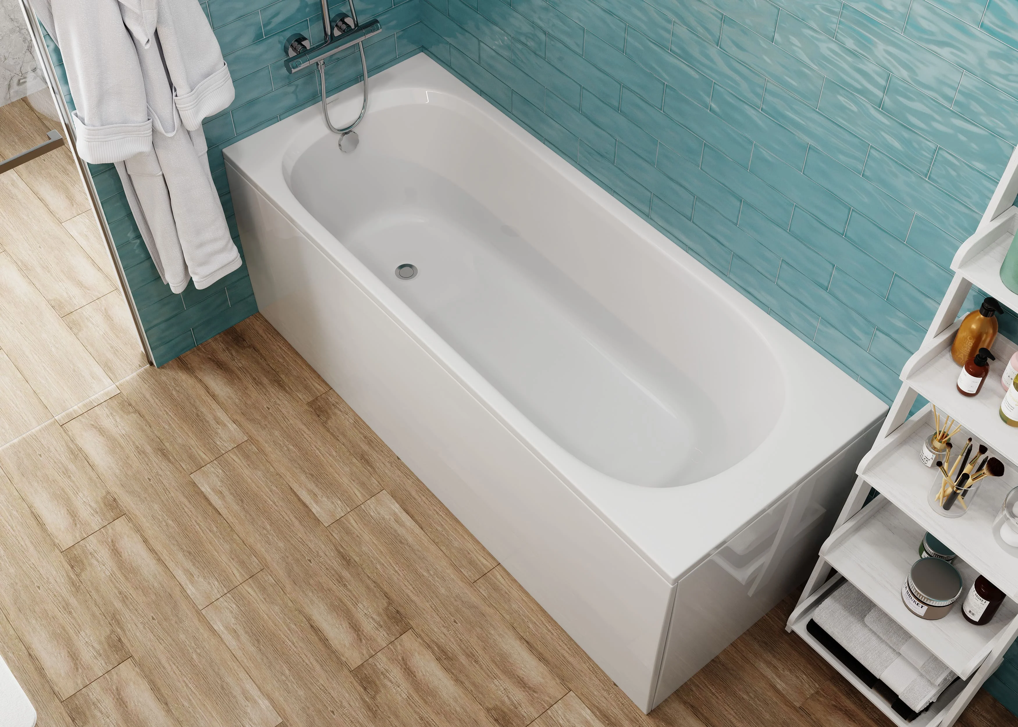 Акриловая ванна VAGNERPLAST KASANDRA 140x70