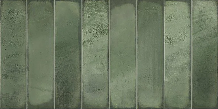 настенная плитка 31,5*63 bricks green 