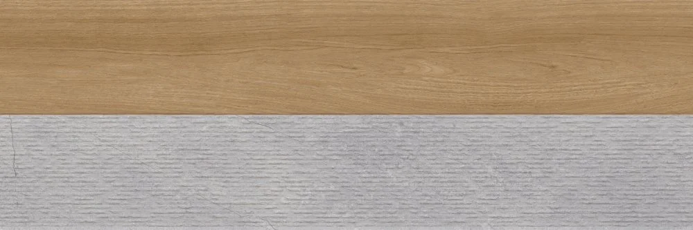 керамическая плитка для стен trend fuerte mix ceniza rectificado 25x75 Коричневый Серый