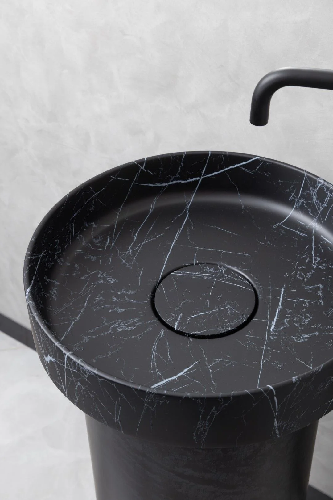 Пьедестал для раковины  Boheme Corian 801-base-bwood черное дерево